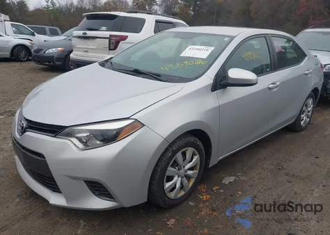2016 Toyota Corolla Le from USA, damaged, VIN 2T1BURHE1GC565827
